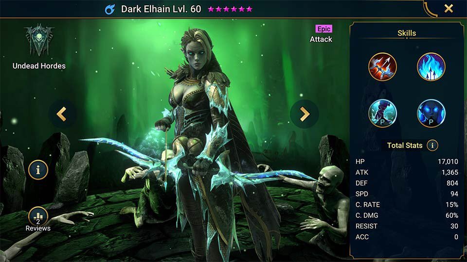dark elhain